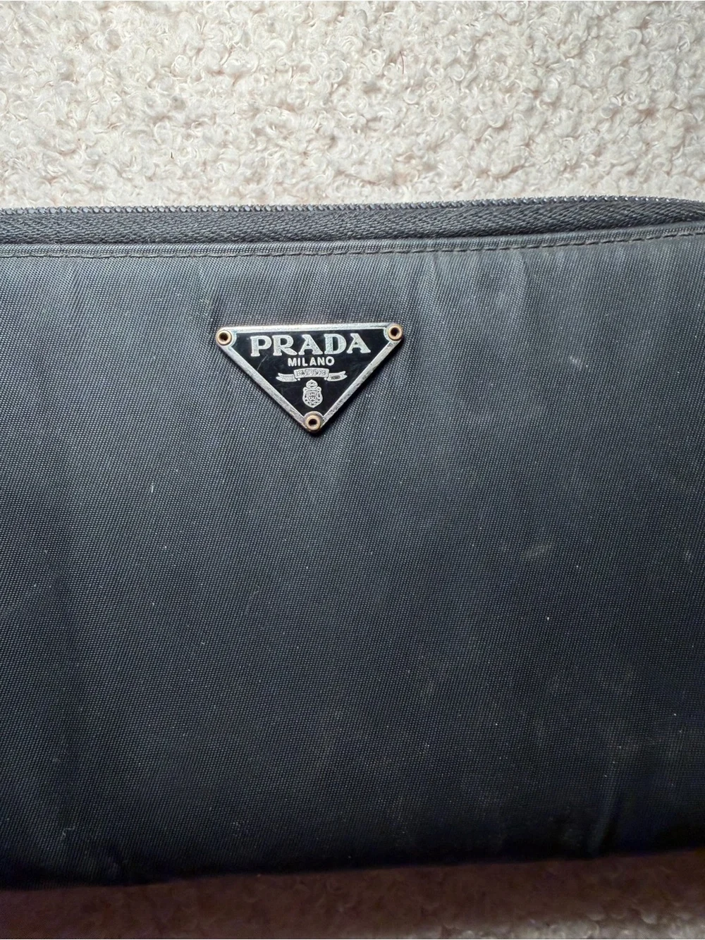 Prada Black Nylon Wallet - Picture 2 of 10
